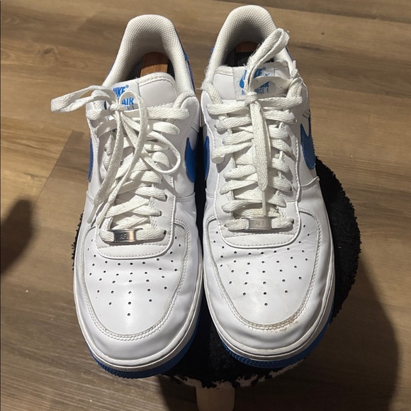 Nike Men’s Air Force 1 White Photo Blue Low sz 12 - Picture 2 of 9